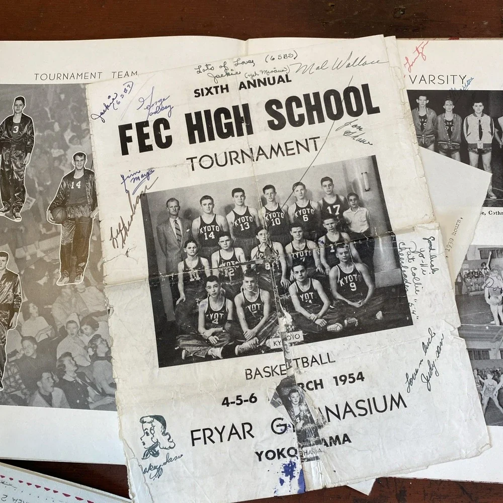 1954 YOKOHAMA YO-HI American High‎ School Yearbook Yokohama, JAPAN Vol II